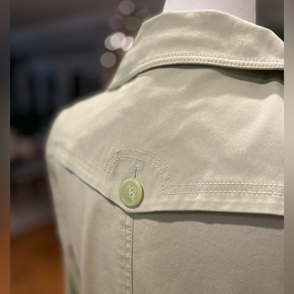 Pea coat (blazer-jacket) in pistachio green - Picture 5 of 12